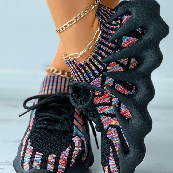 Mixed Color Sneaker - Picture 4 of 11